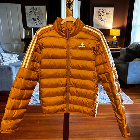Adidas Essentials Down Jacket Men Sports Running Casual Size M Mesa Men Jacket - Picture 3 of 12